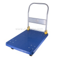 400kg Blue Foldable Platform Trolley hand Food Cart